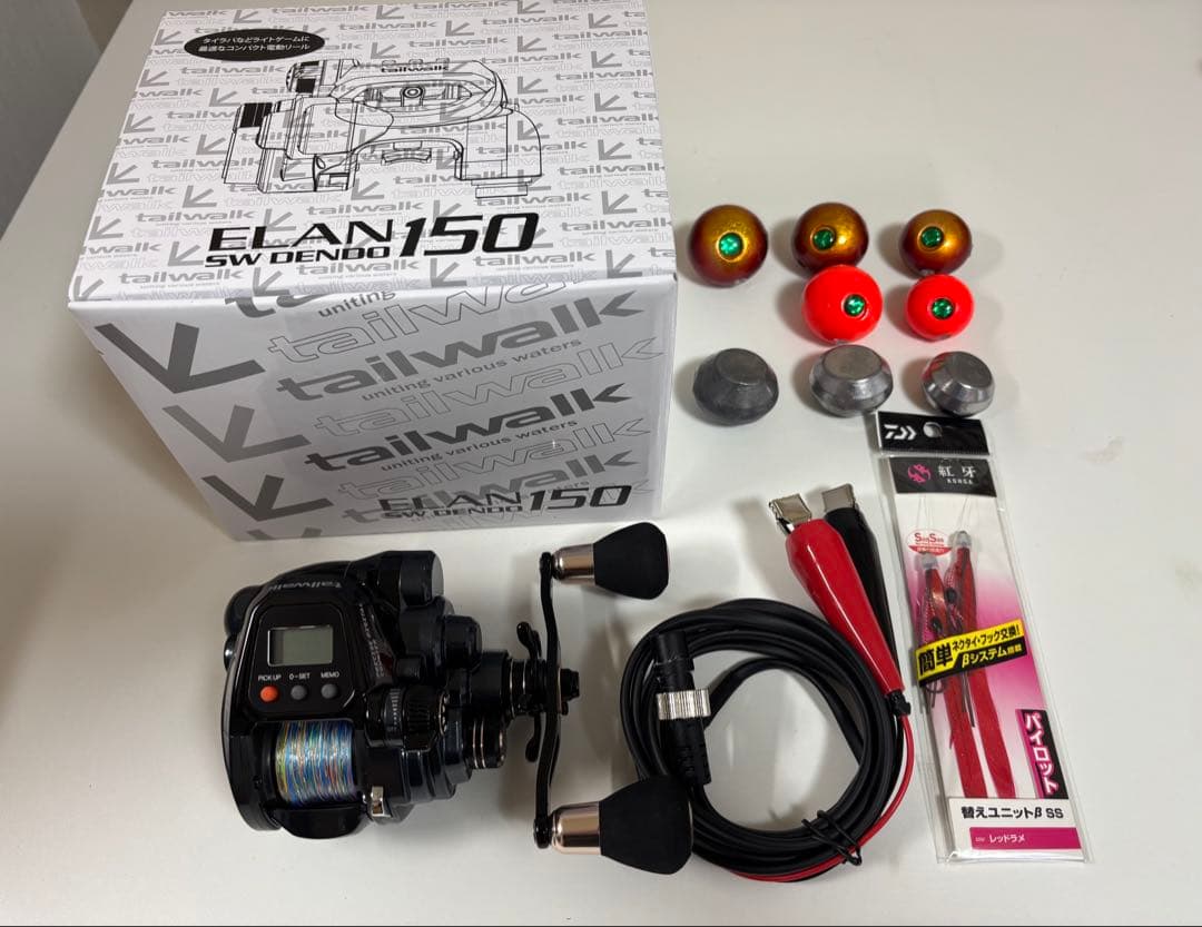 Tailwalk ELAN SW DENDO 150 電動リール＋タイラバセット