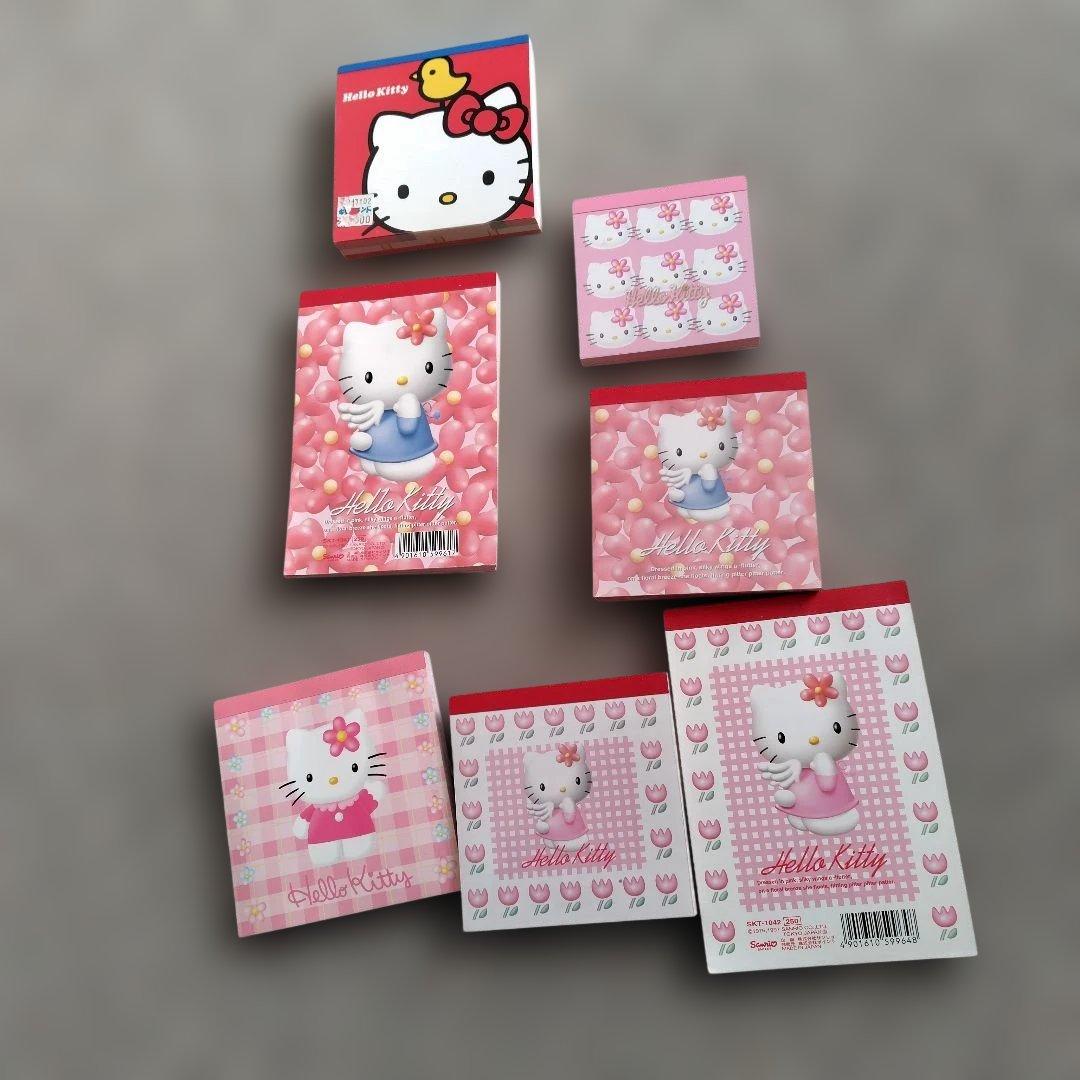 ほぼ未使用　ハローキティ メモ帳・文房具セット