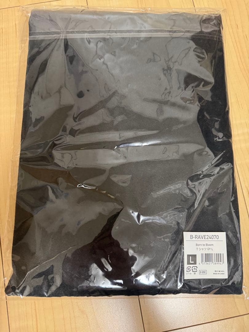 HANA Tシャツ　Born to Bloom GY Lサイズ