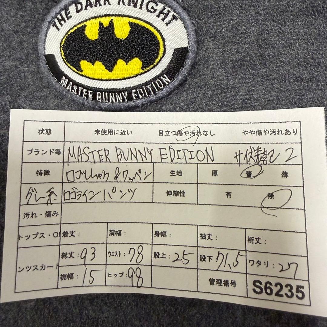 【マスターバニーエディション】ゴルフ パンツ バットマンコラボ 80周年限定 2