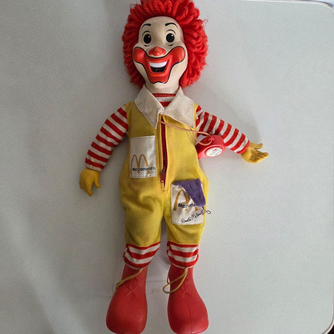 1970年代 McDonald's ロナルド・マクドナルド ぬいぐるみ当時物