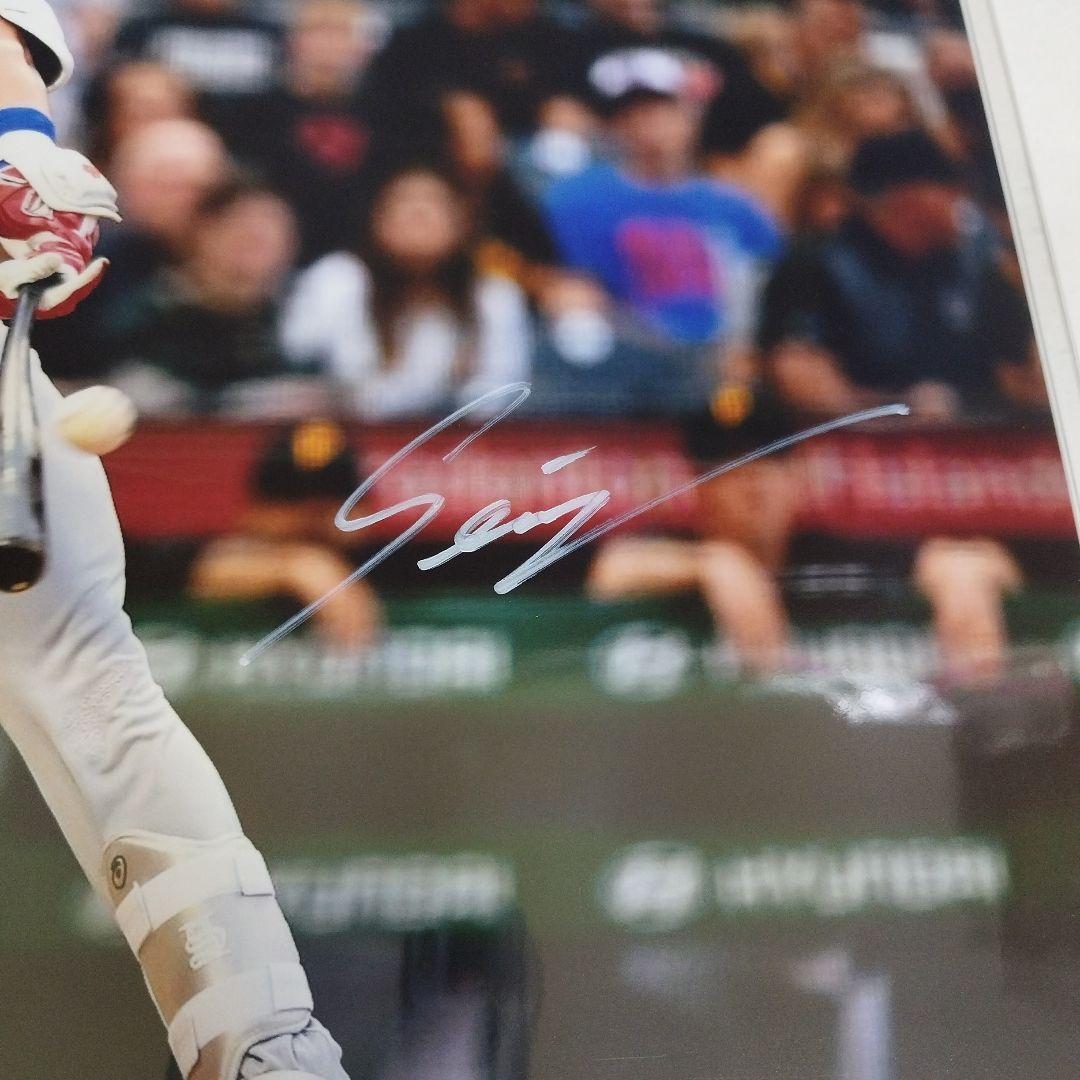 MLB 侍ジャパン　鈴木誠也　シカゴ・カブス 直筆サイン入りフォト　証明書付き