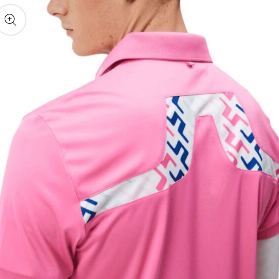 新品J. Lindeberg J.リンドバーグポロシャツ　XL アザレアピンク