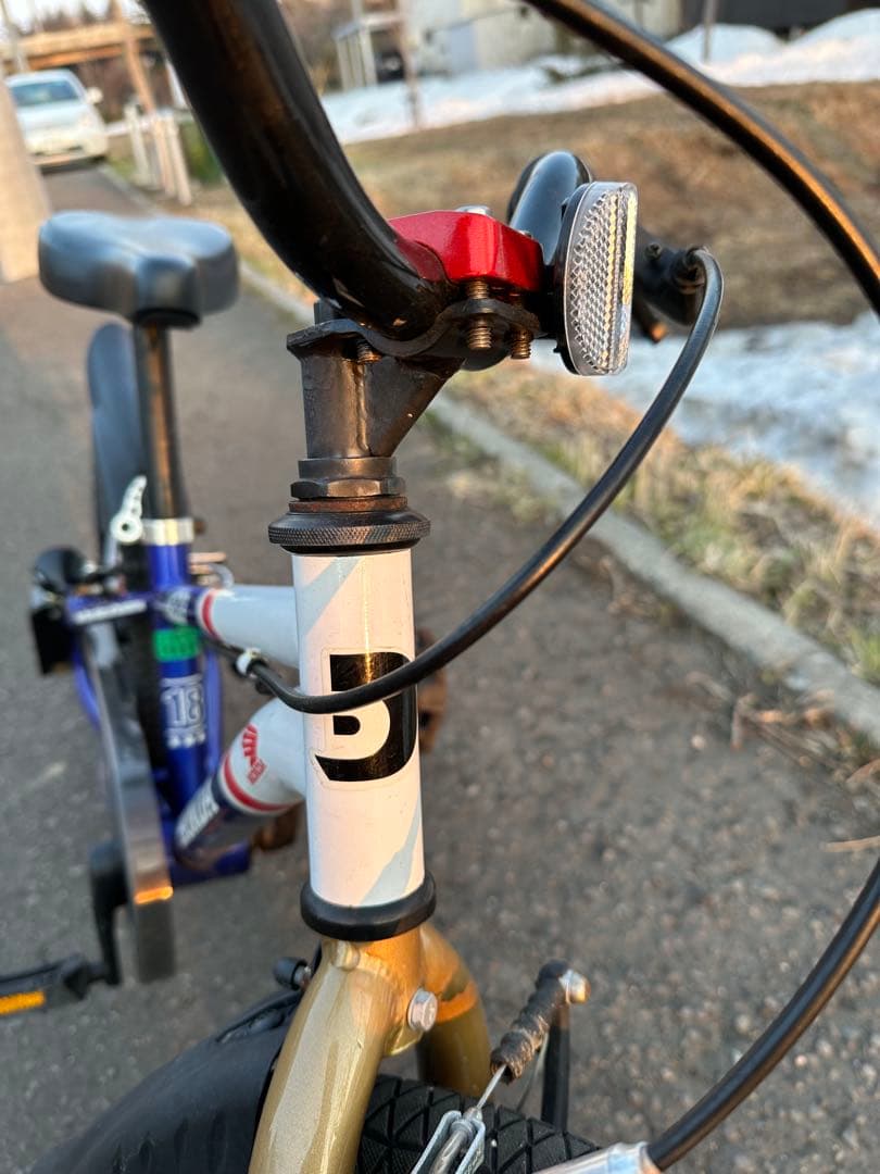 【札幌市内直接引渡限定】D-bikeマスタープラスホンダ18インチ トリコロール