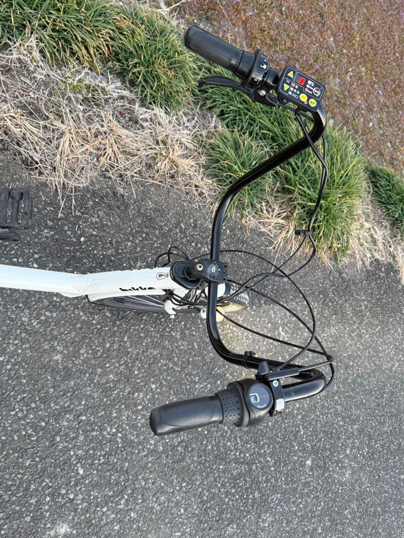 ホワイト 電動アシスト自転車 インチ