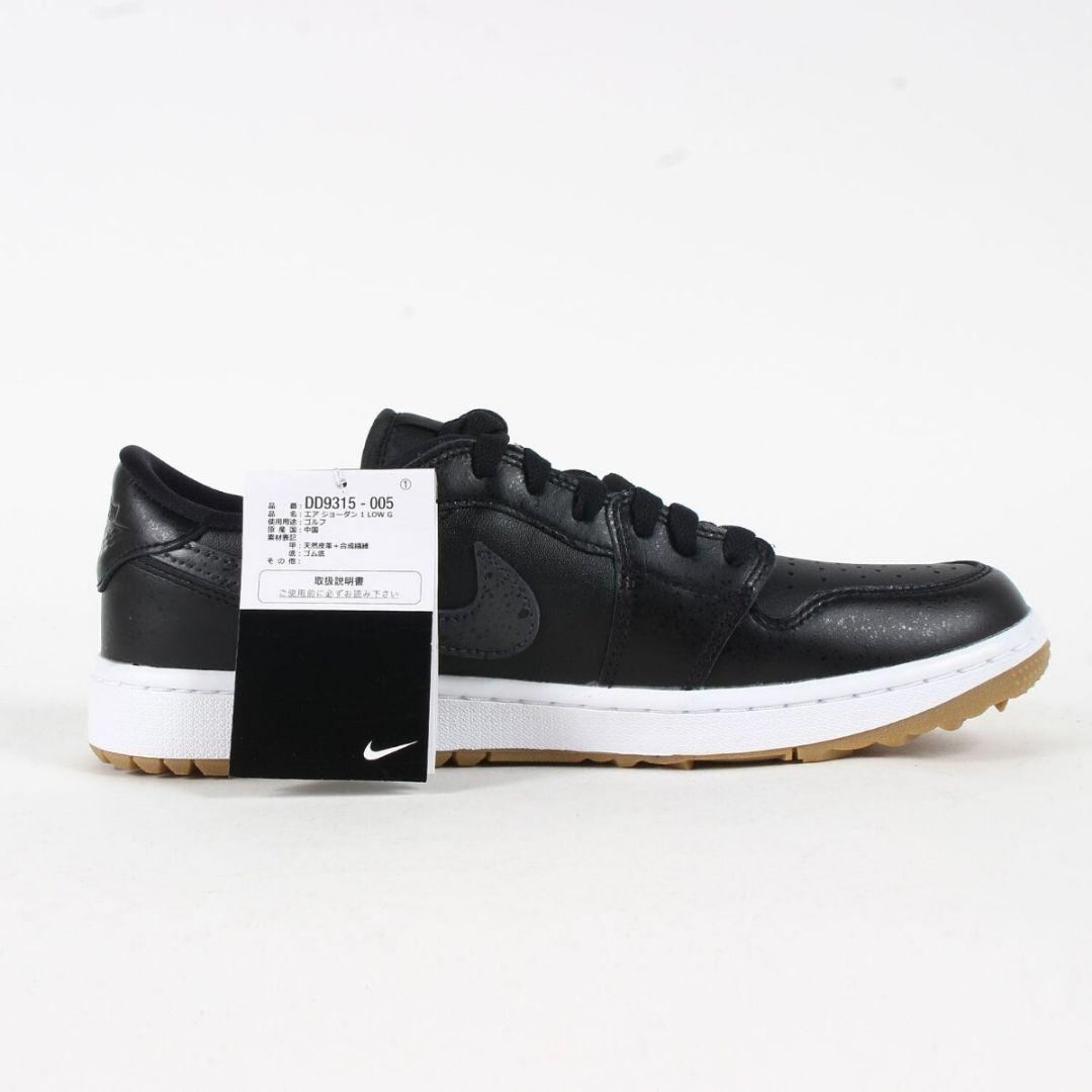 NIKE AIR JORDAN 1 LOW GOLF ブラック/ガムソール