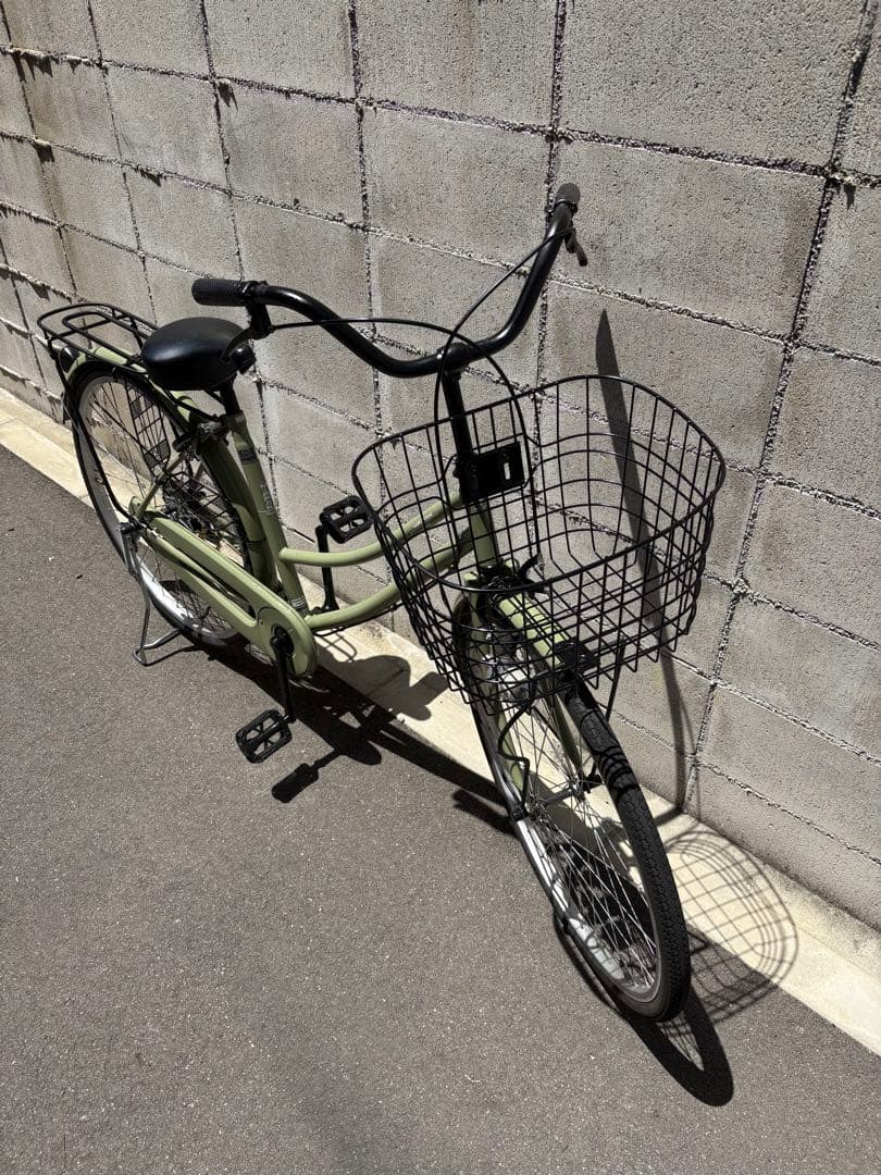 <5月特価>シティサイクル　グリーン