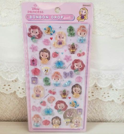 ☺️新品・未開封☺️★サンスター文具★Disney★ボンボンドロップシール★3点