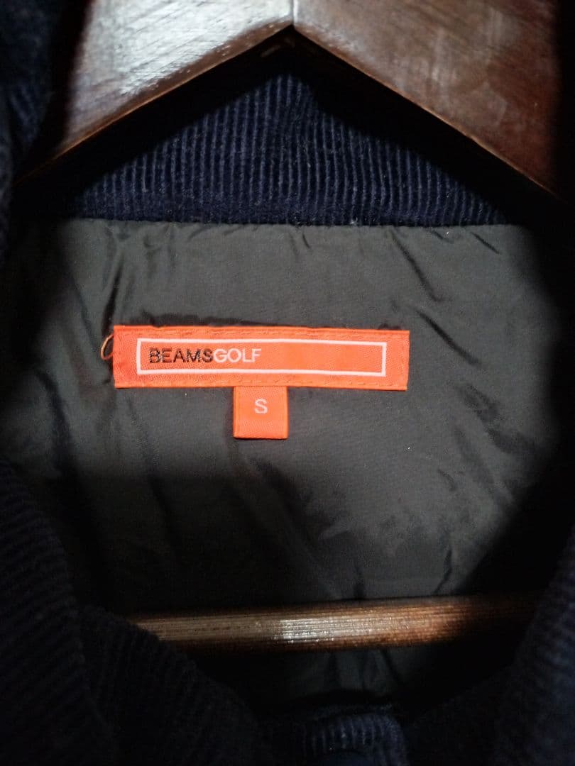 BEAMS GOLF チェックダウンブルゾン ビームスゴルフ