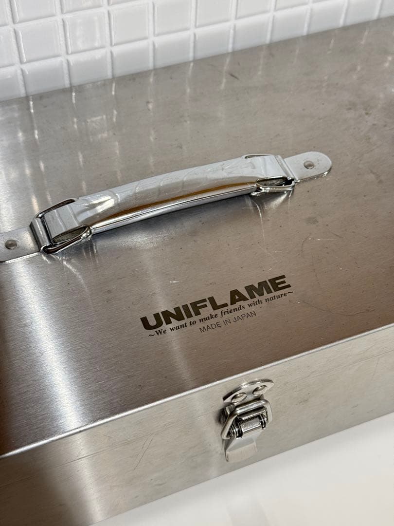 【希少】ユニフレーム UNIFLAME ステンレスボックス アウトドア キャンプ