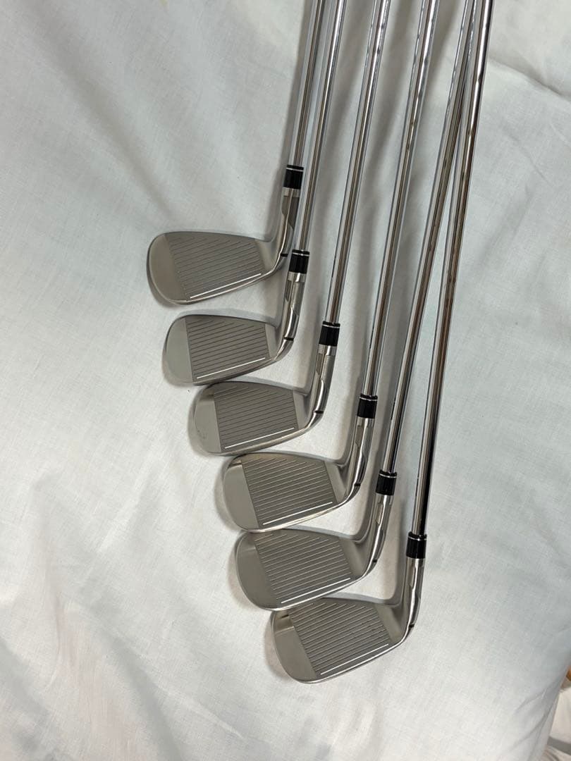 【極美品】ステルス アイアン スチールS テーラーメイド6本セット（6〜AW）