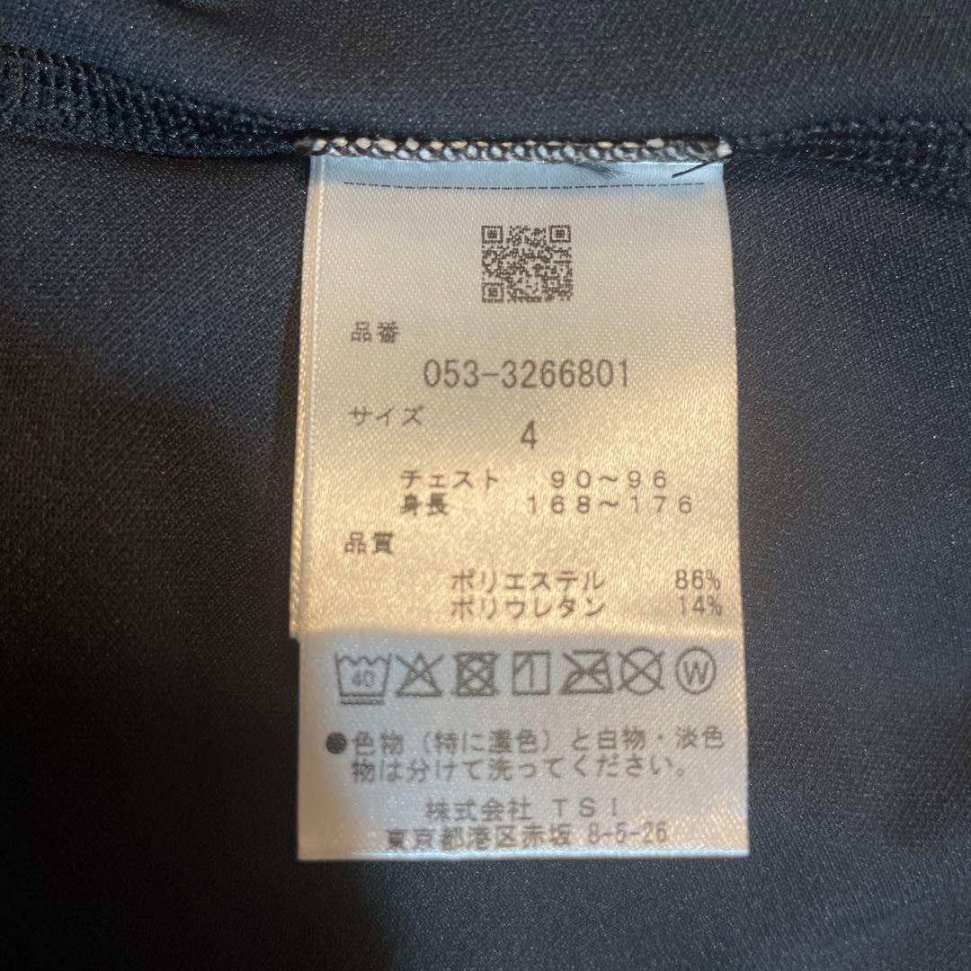 パーリーゲイツ　ゴルフウェア　モックネック　インナーシャツ　サイズ4 ブラック