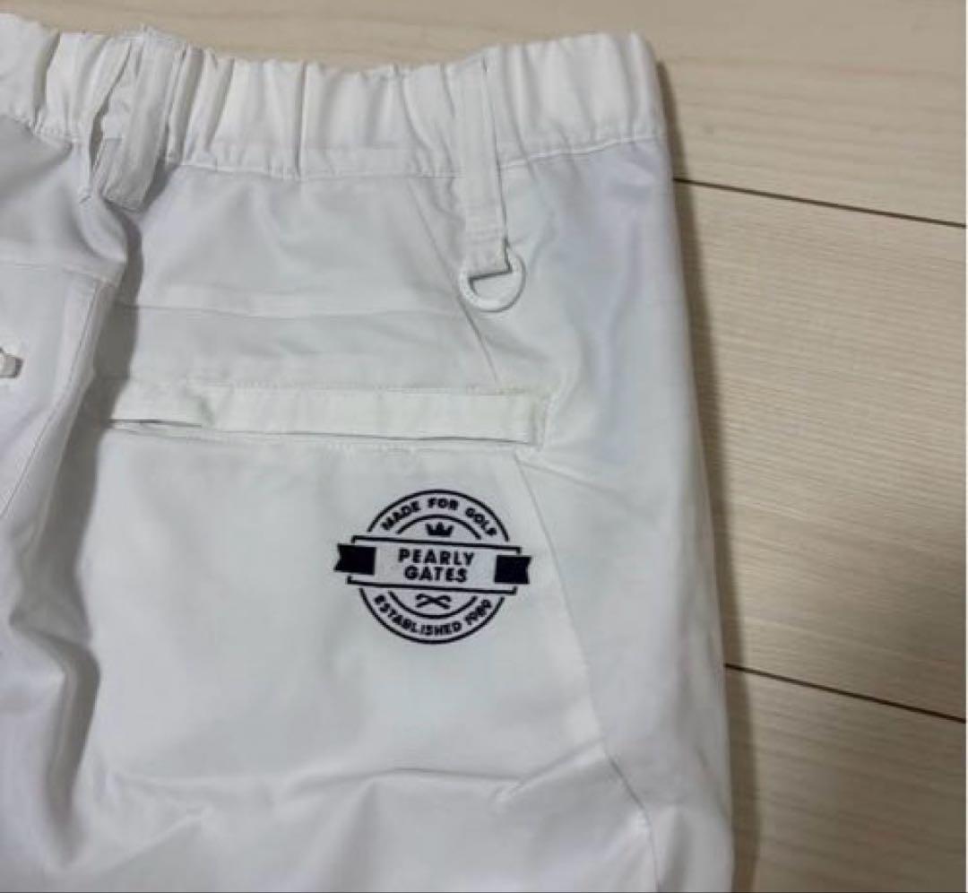 PEARLY GATES ホワイト蓄熱パンツ レディース　00