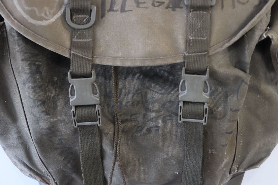 一点物ドイツ軍バックパックリメイクパンクNIRVANA vintage USED