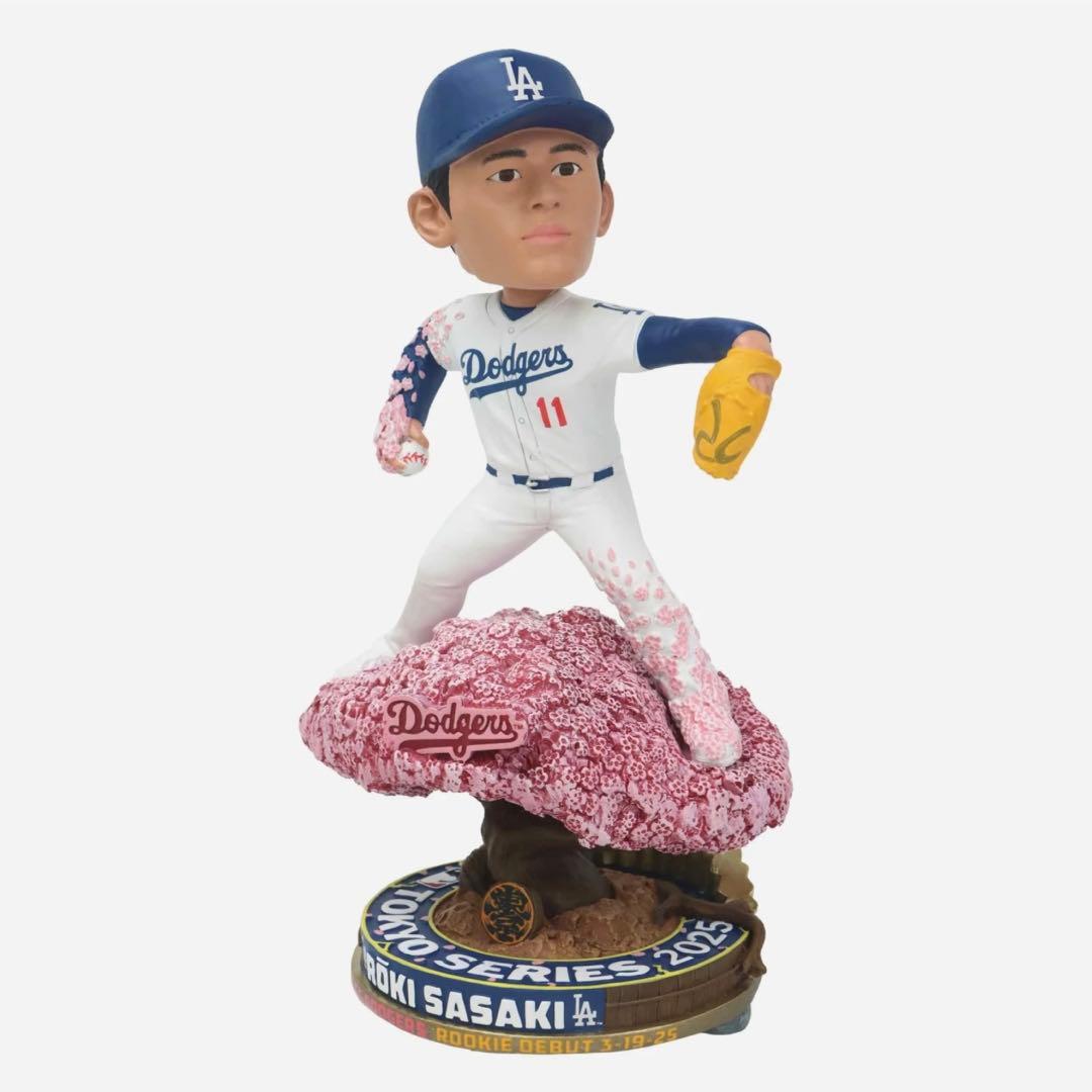 96個限定 佐々木朗希 MLBデビュー戦 東京シリーズボブルヘッド ドジャース
