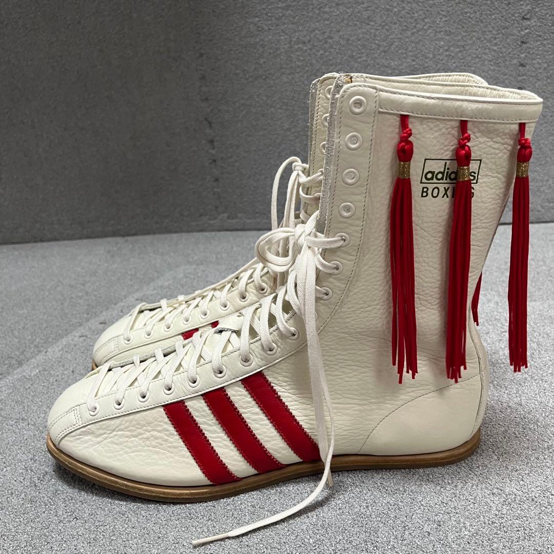 adidas BOXING ドイツ製 赤三本線 タッセル付き 2004