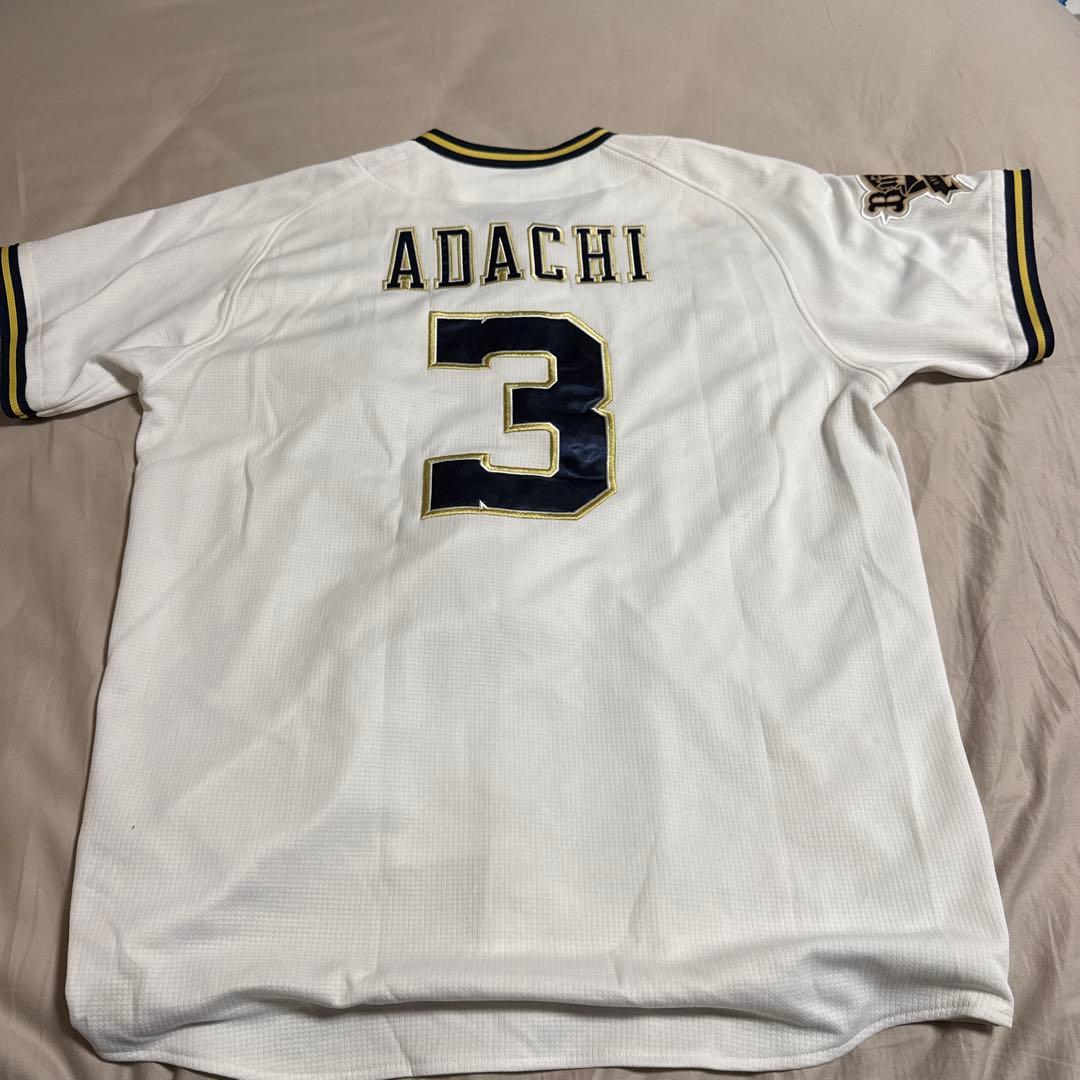 オリックスバファローズ　安達了一　ホームユニフォーム Lサイズ