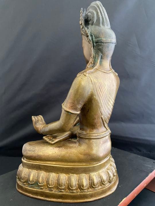 チベット 観音 菩薩 仏像 彫刻 置物 開運 風水 骨董 古美術 アンティーク