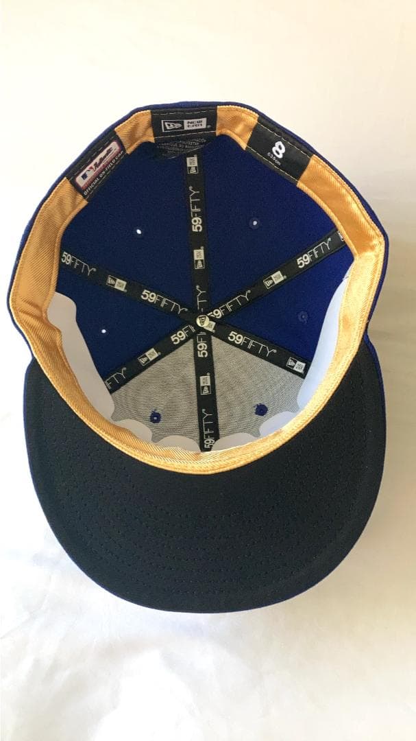 ドジャース ワールドチャンピオン 59FIFTY ゴールド×ロイヤル:8
