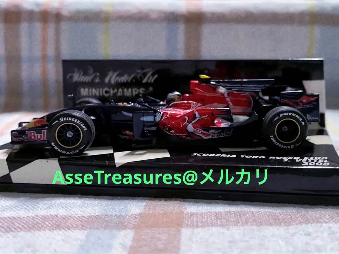 ミニチャンプス 1/43 トロロッソ・フェラーリ STR3 ベッテル 2008