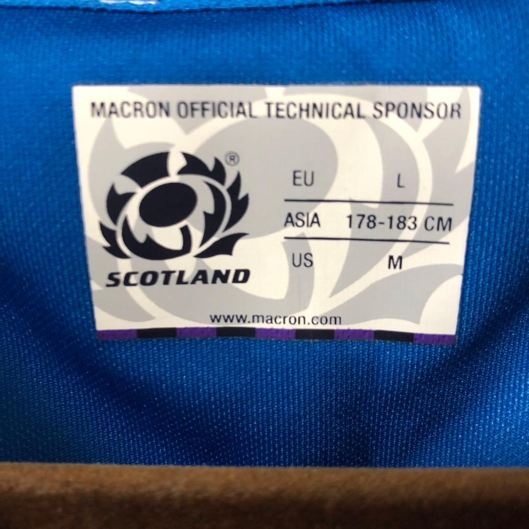 新品　スコットランド ラグビーウェア macron