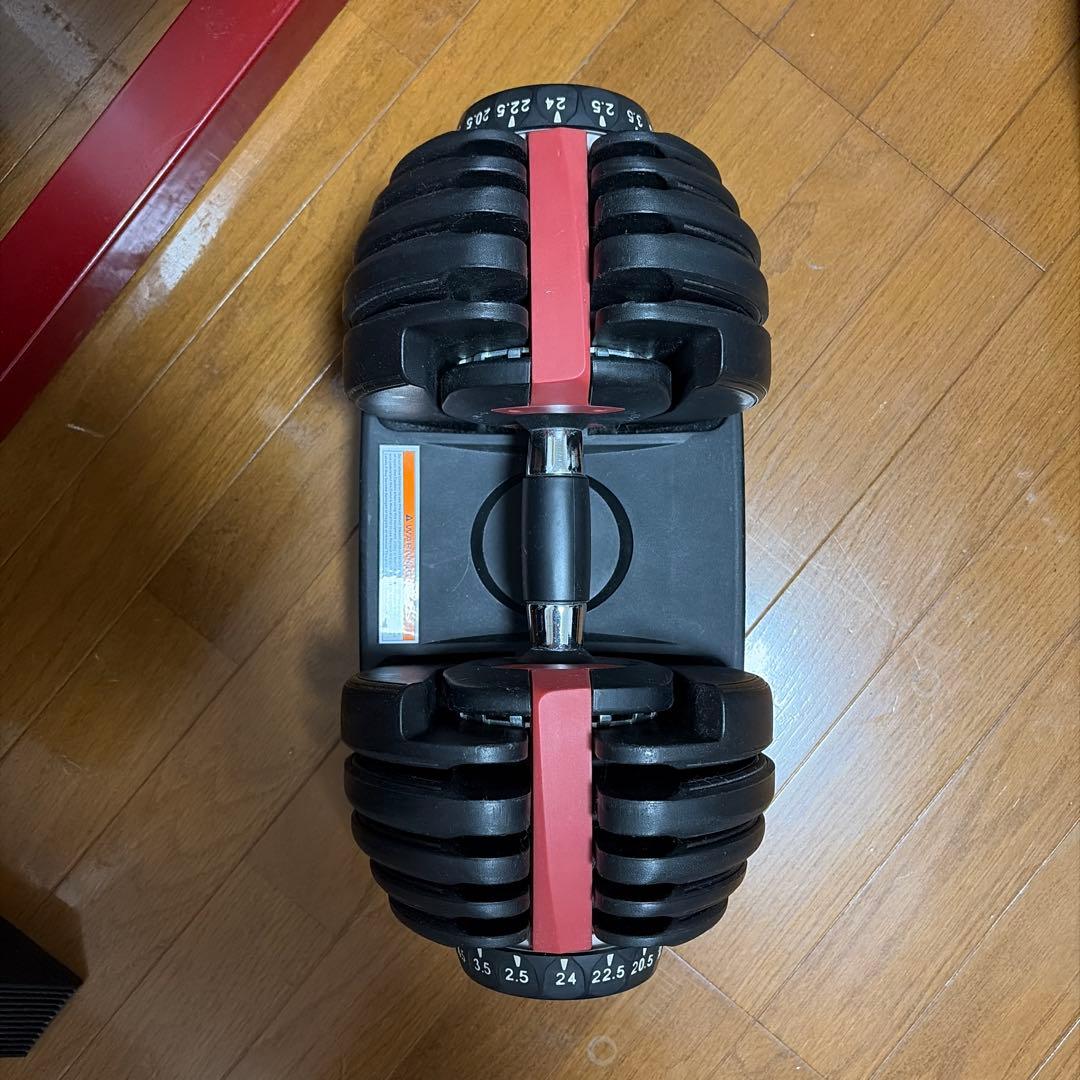 ①可変式ダンベル 24kg (1個目　セット購入お願いします)