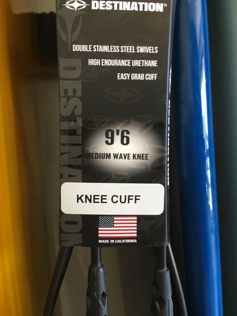サーフィン・ボディボード DESTINATION 9'6 MEDIUM WAVE KNEE CUFF