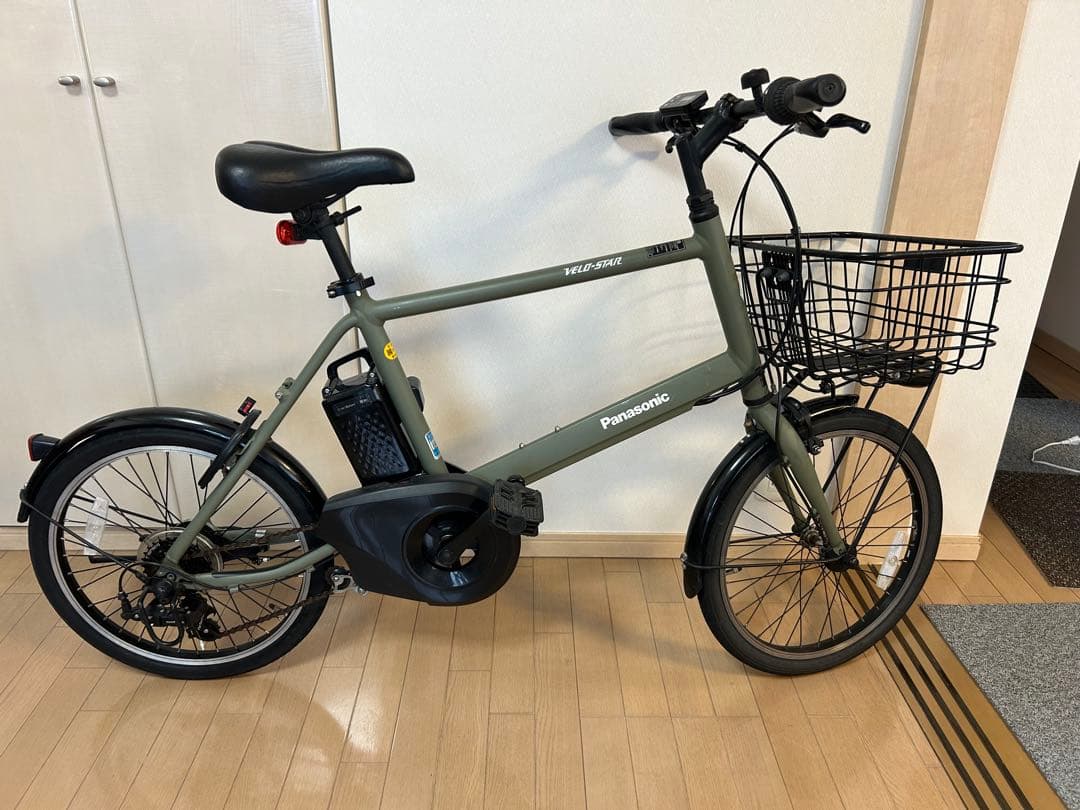 Panasonic ペロスターミニ　電動アシスト自転車 前カゴ付き