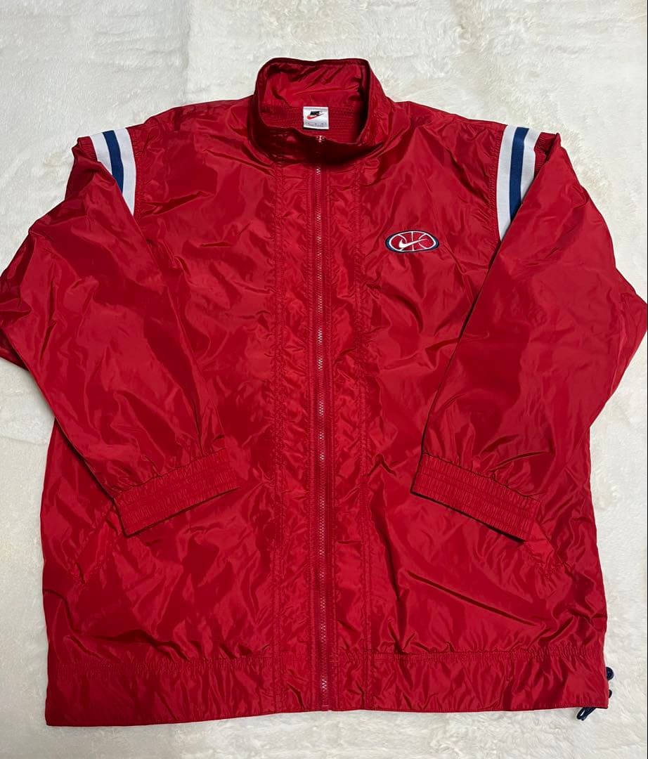 90’s 銀タグ　NIKE ナイロン　ジャケット　バスケットボール