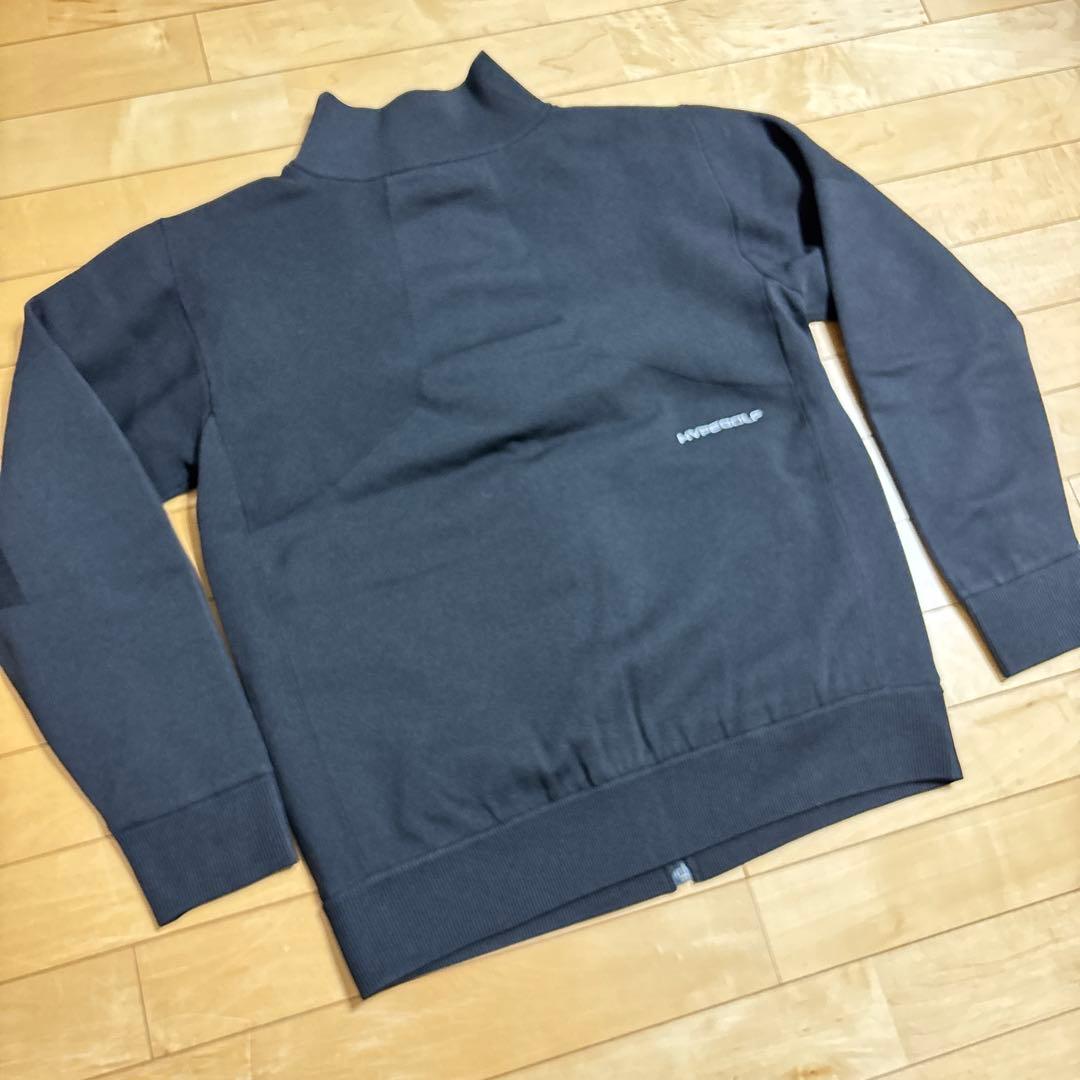 HYPEGOLFフルジップニットジャケット ブラック　L 定価36,300円