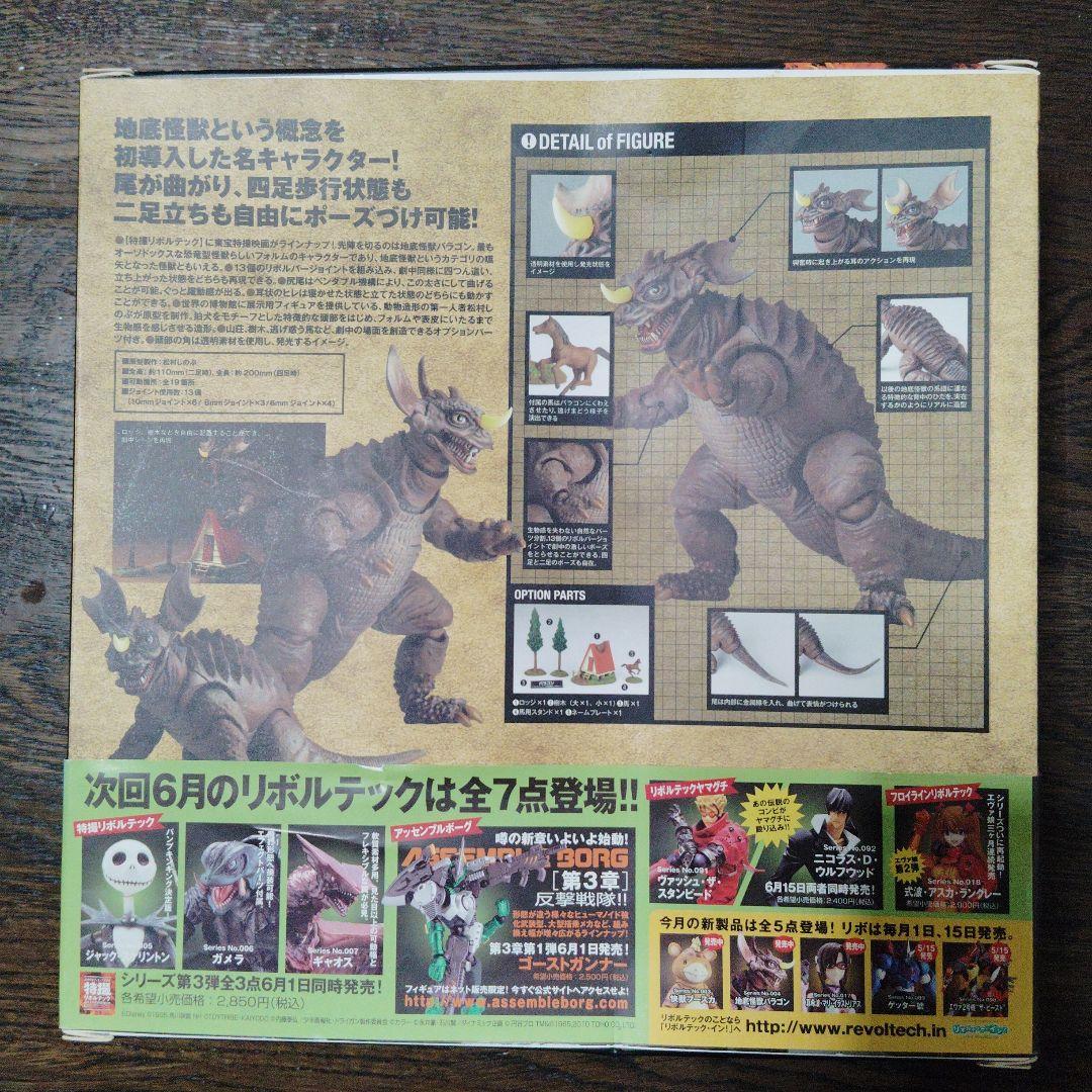 海底怪獣バラゴン　特撮リボルテックNo.004 外箱難