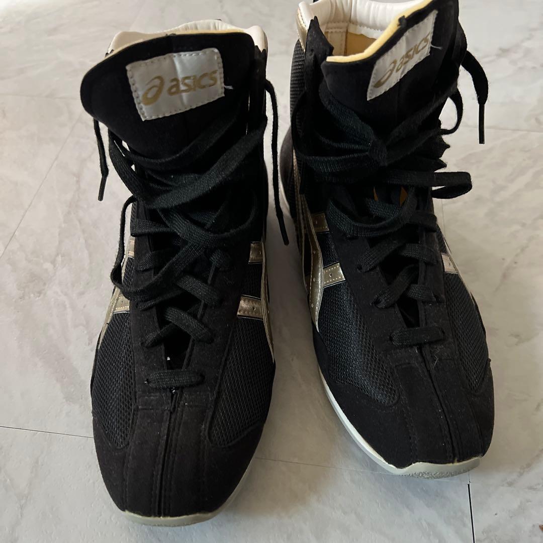 大*吉様 asics ボクシングシューズ 25.5cm ブラック