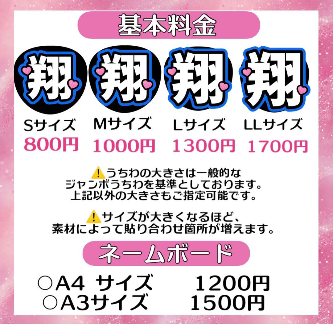 R♡様　うちわ　文字　オーダー　パネル　ネームボード　ハングル　連結