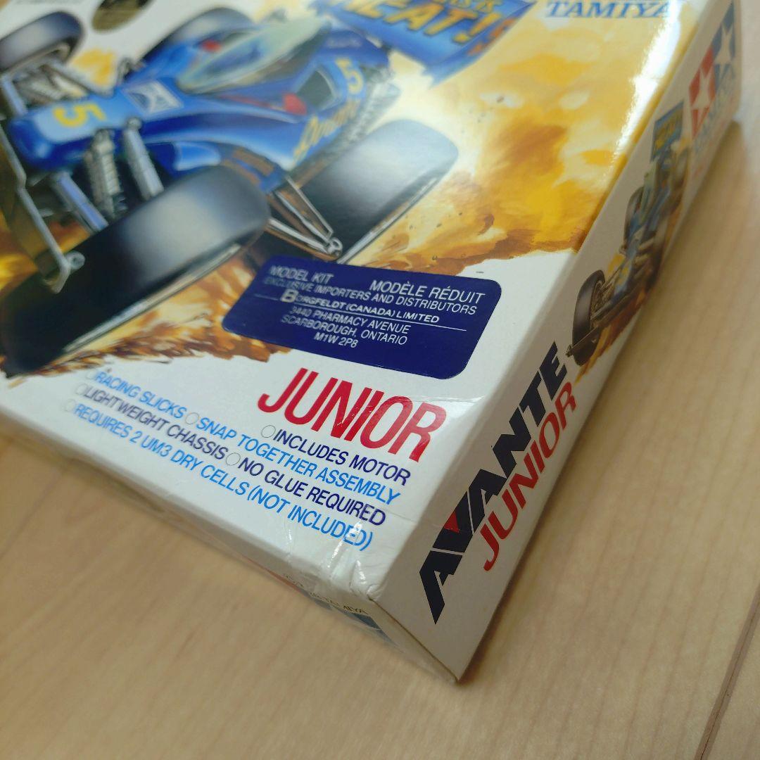 【送料無料】ミニ四駆 アバンテJr. 透明シャーシ カラータイヤ カナダ輸出仕様