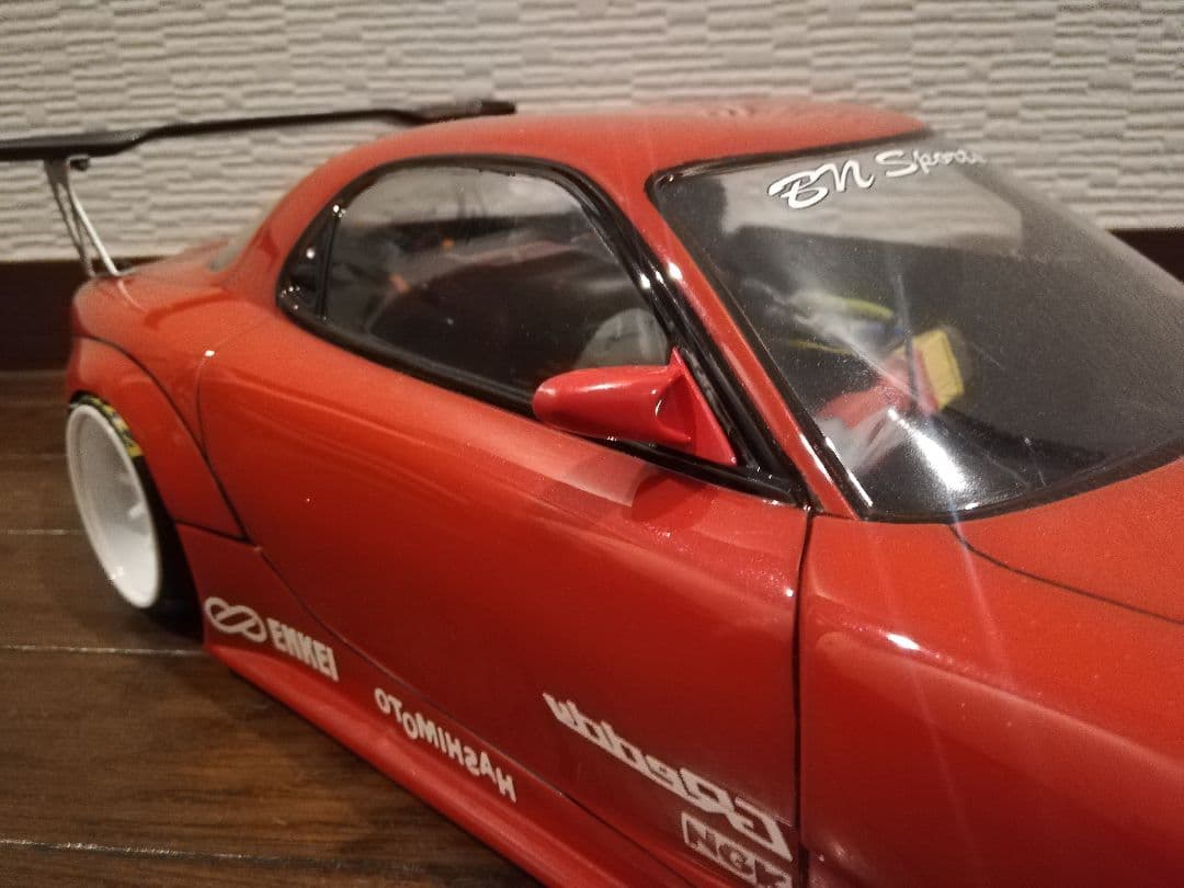 1/10 D-like ラジコン ボディ マツダ RX-7 RE雨宮 ドリパケ等