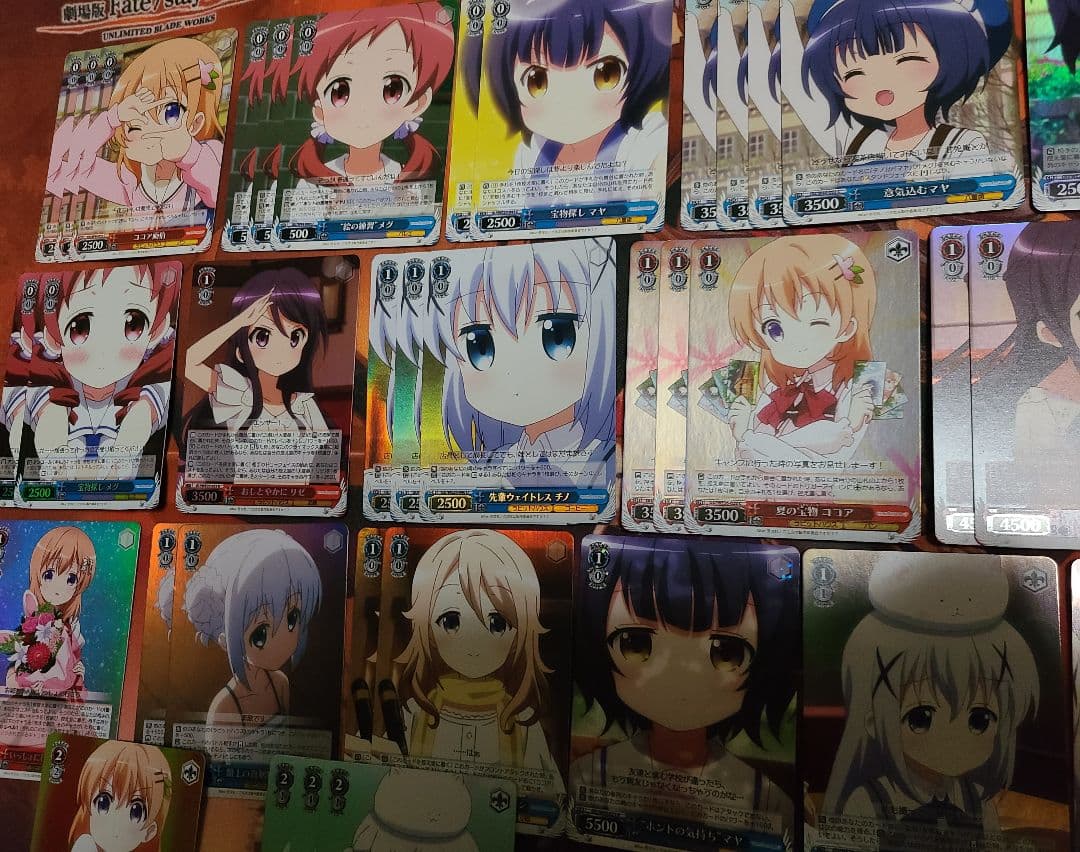 高レアリティ　ご注文はうさぎですか?　ごちうさ　デッキ　ヴァイスシュヴァルツ