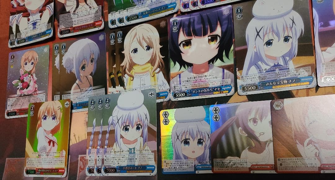 高レアリティ　ご注文はうさぎですか?　ごちうさ　デッキ　ヴァイスシュヴァルツ