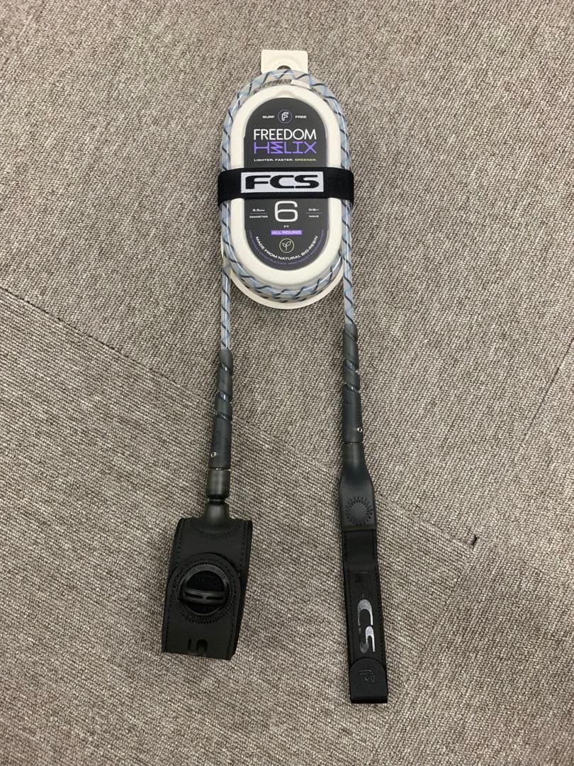 FCS FREEDOM HELIX オールラウンド リーシュ 6 ナチュラル