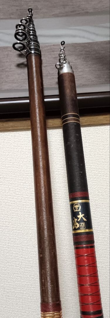 ダイワ大島5号5.1m&メーカー不明ヒラマサ竿まとめて2本