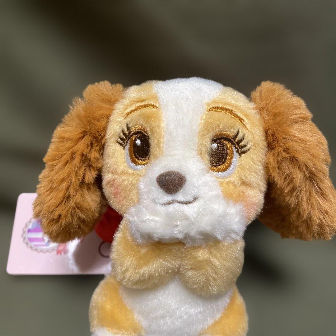 上海ディズニーわんわん物語 レディ ぬいぐるみ キーチェーン マスコット70周年