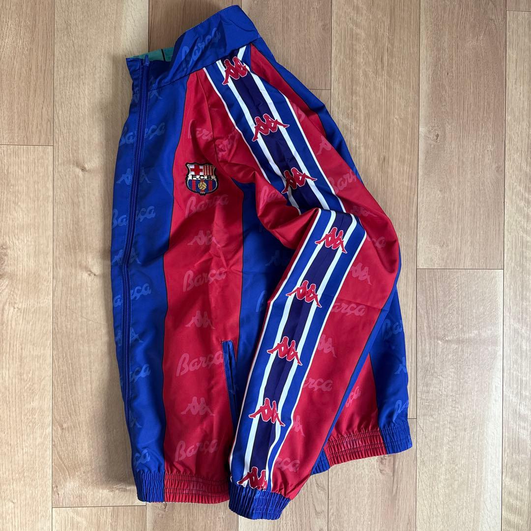 バルセロナ 96年 カッパ ナイロンジャケット リバーシブル