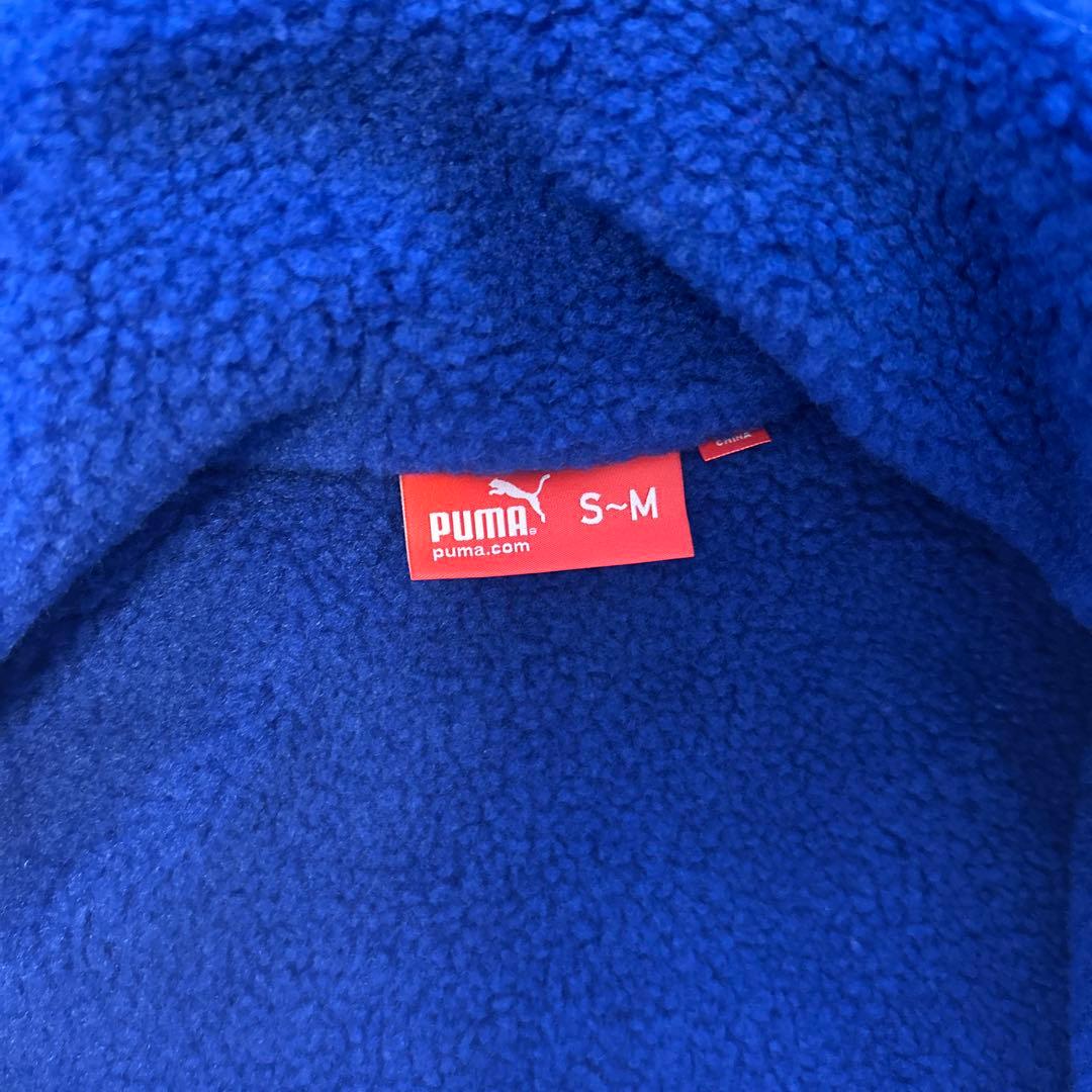 PUMA ベンチコート S~M 青