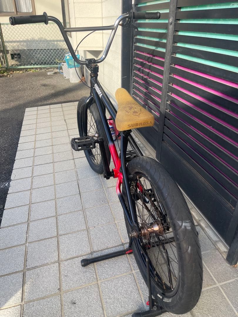 SUBROSA BMX 自転車本体 クロームメッキハンドルバー