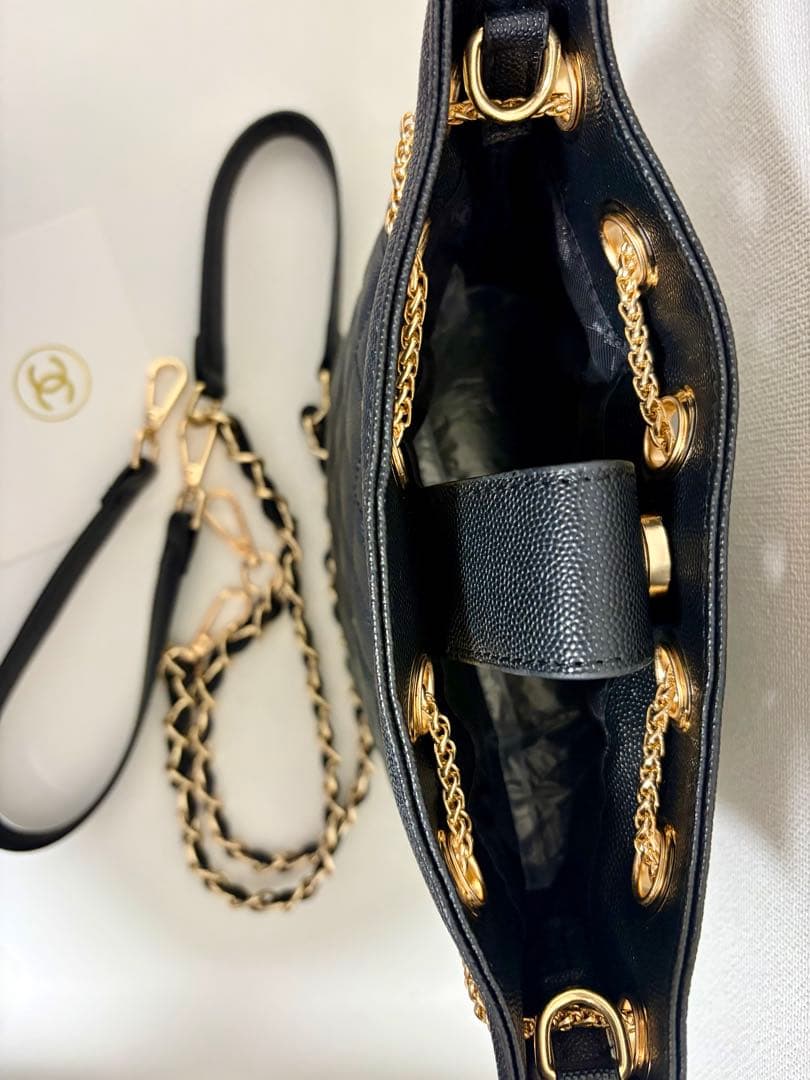CHANELノベルティキルティング 2wayバケットバッグ　新品未使用
