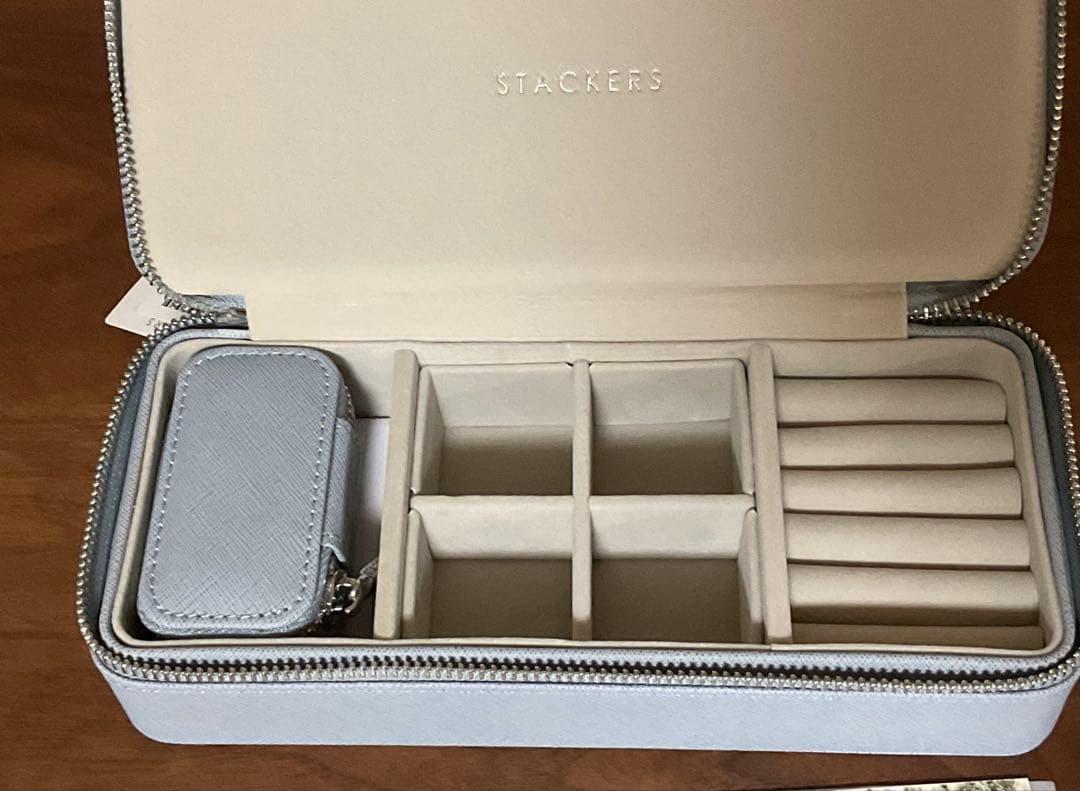 STACKERS ジュエリーボックス　L ダスキーブルー