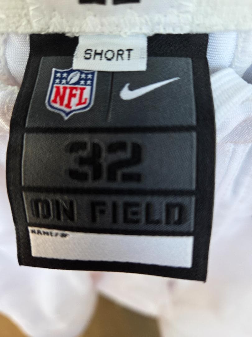 NIKE NFL ゲームパンツ 白 32 SHORT ON FIELD