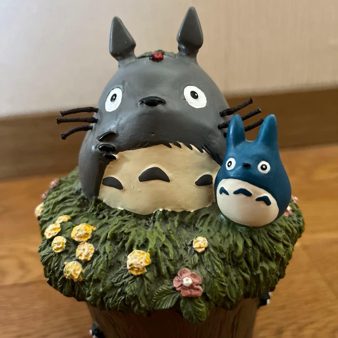 【希少】　トトロ貯金箱　フィギュア　となりのトトロ　青トトロ