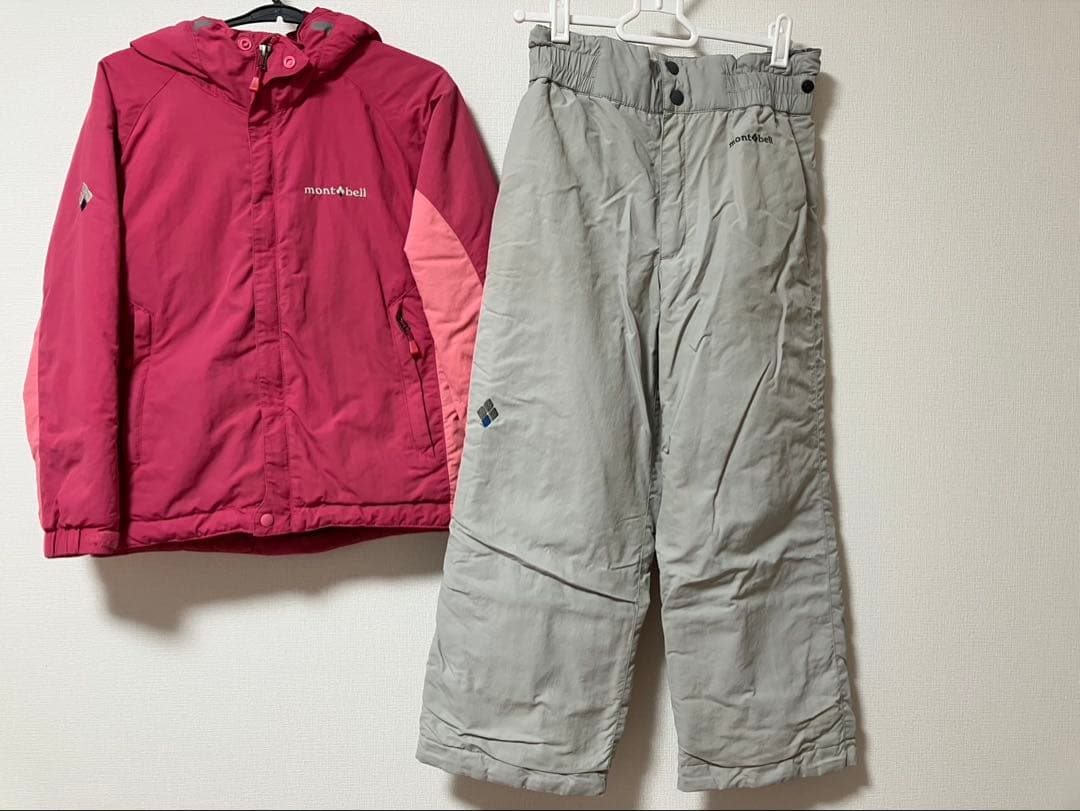 美品 モンベル　mont-bell 子ども　スキーウェア130