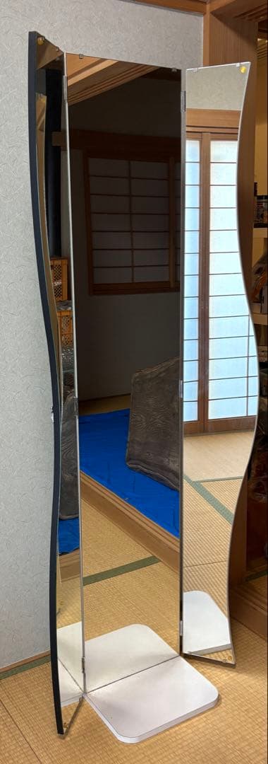 鏡　姿見　三面鏡　スタンドミラー　おしゃれ　希少