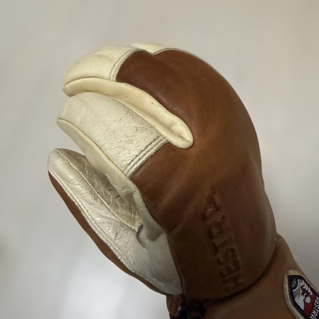 Hestra レザー ミトングローブ